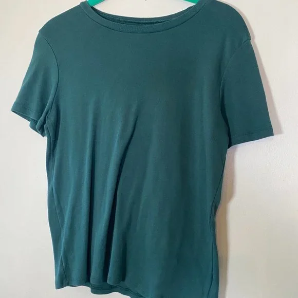 American Eagle Green Crew Neck T-Shirt - Picture 2 of 5